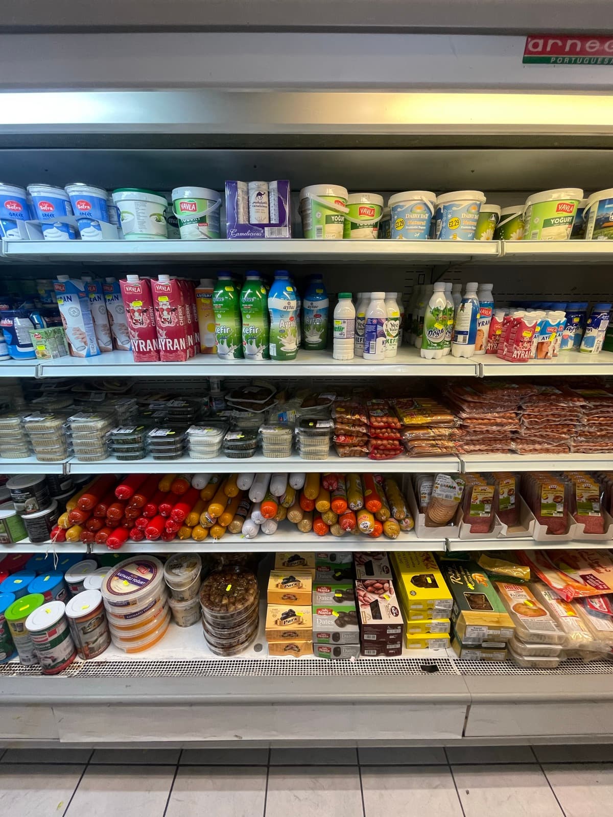 Dairy, Fresh Milk, Cheese and Halloumi on the shelves at Alhayat, 85–87 Lupus Street, Pimlico (photo 3)