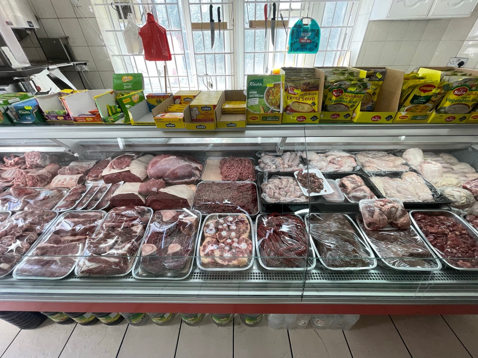 Meat & Poultry on the shelves at Alhayat, 85–87 Lupus Street, Pimlico (photo 6)
