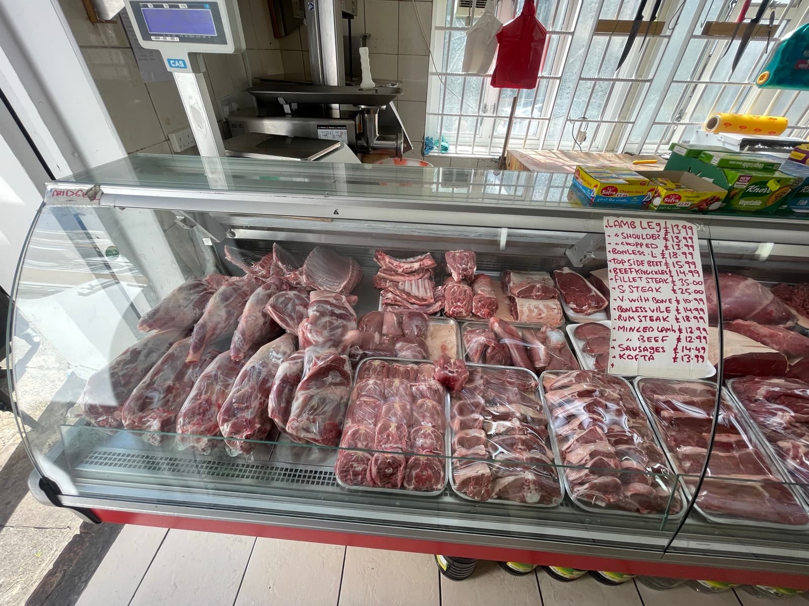 Meat & Poultry on the shelves at Alhayat, 85–87 Lupus Street, Pimlico (photo 8)