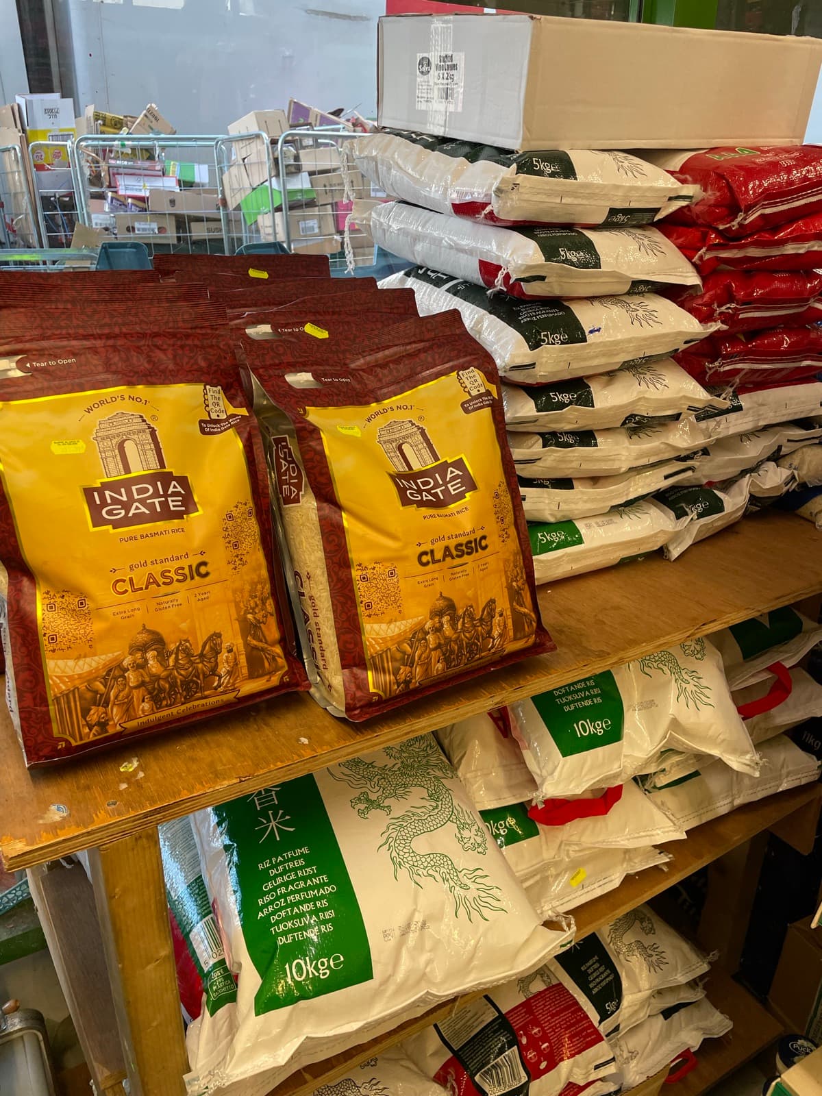 Rice & Grains on the shelves at Alhayat, 85–87 Lupus Street, Pimlico (photo 2)