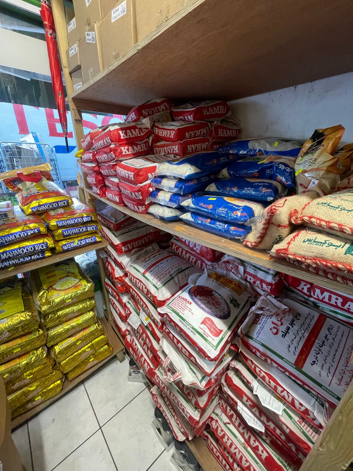 Rice & Grains on the shelves at Alhayat, 85–87 Lupus Street, Pimlico (photo 3)