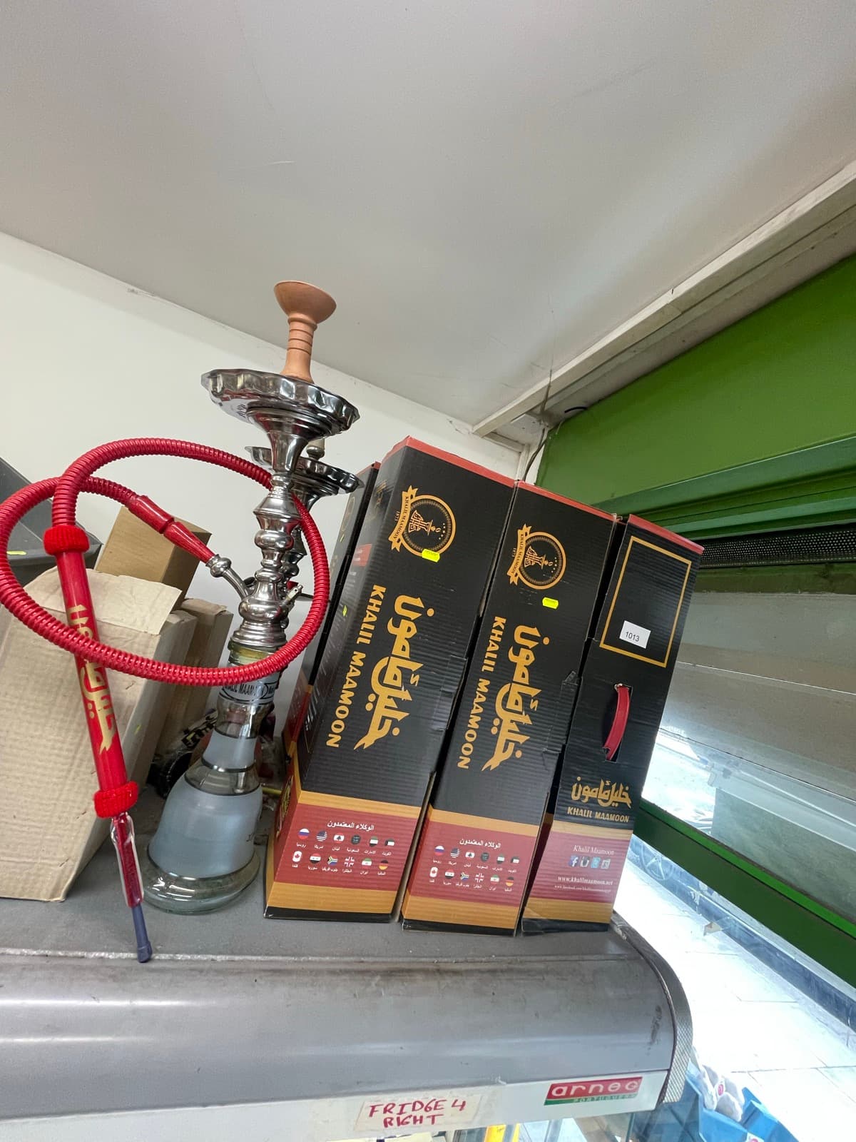 Cigarettes, Vapes & Shisha on the shelves at Alhayat, 85–87 Lupus Street, Pimlico (photo 6)