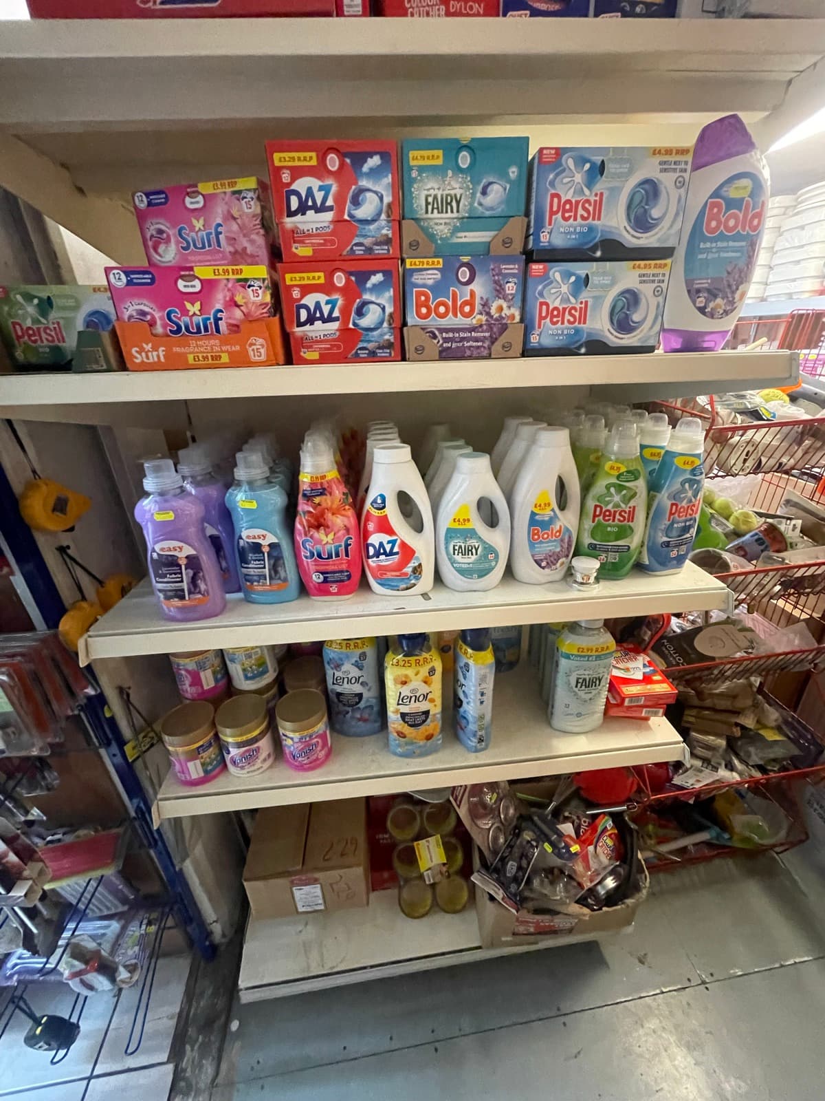 Household & Cleaning on the shelves at Alhayat, 85–87 Lupus Street, Pimlico (photo 2)