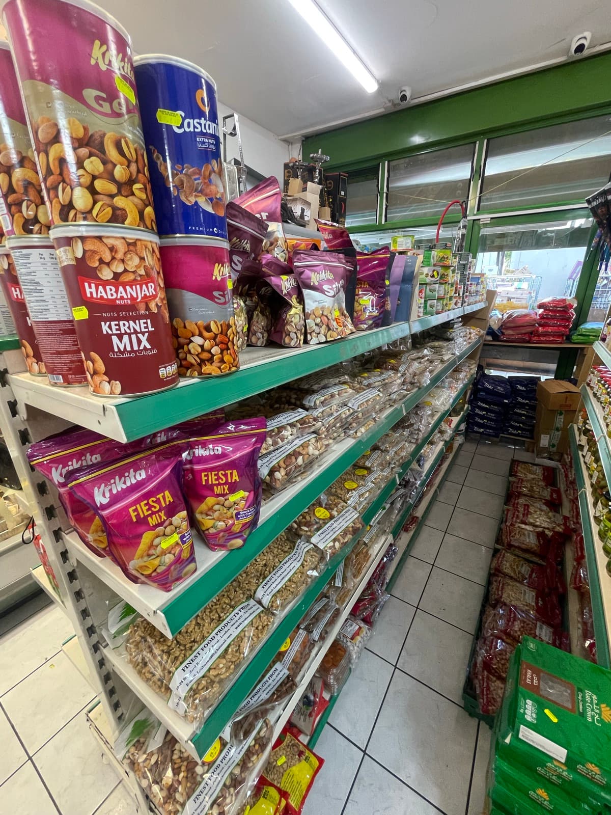 Nuts & Dried Fruit on the shelves at Alhayat, 85–87 Lupus Street, Pimlico (photo 2)