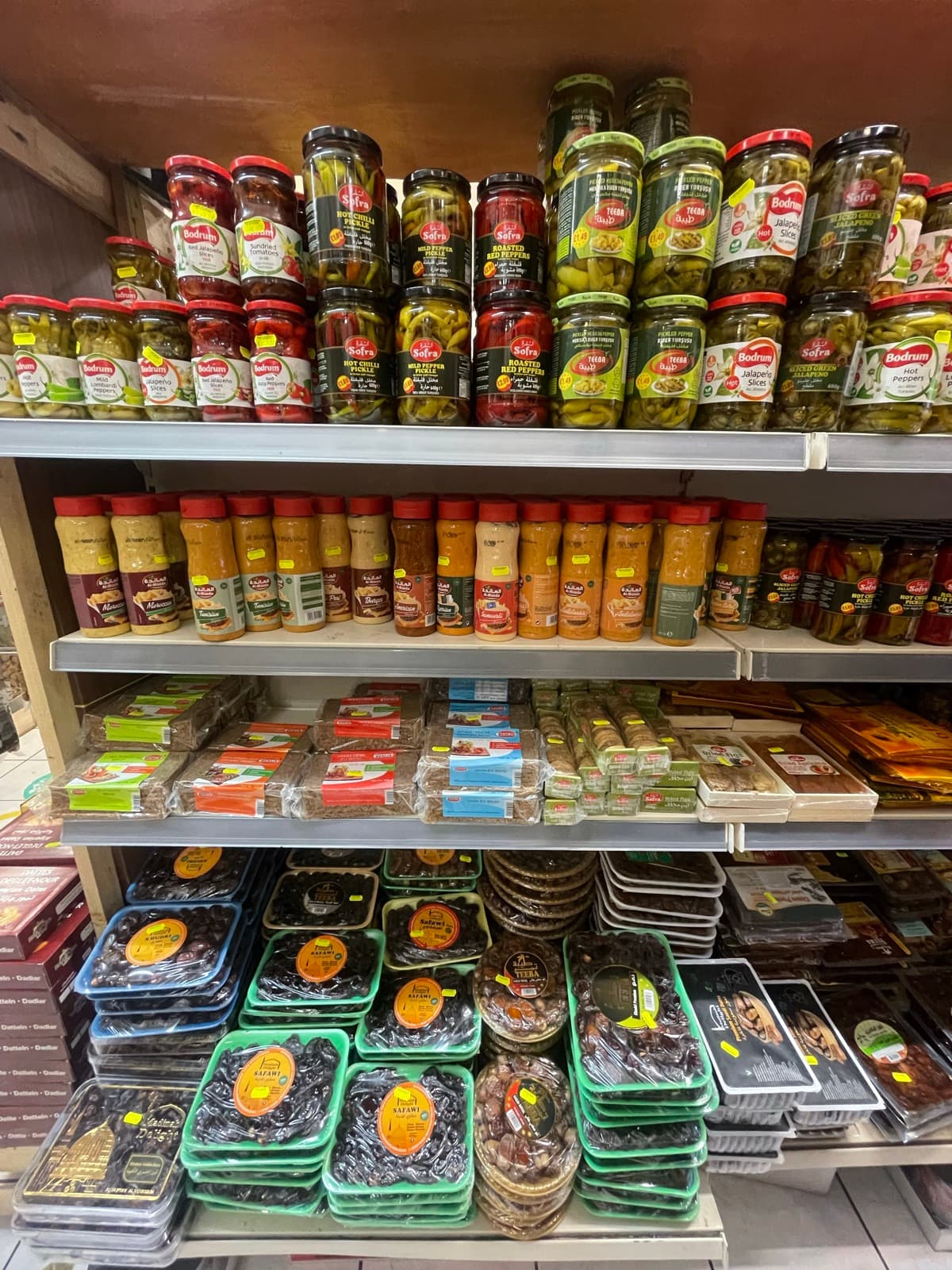 Pickles & Olives on the shelves at Alhayat, 85–87 Lupus Street, Pimlico (photo 4)